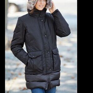 The North Face Tuvu Water Repellent Parka With Faux Fur Trim XL